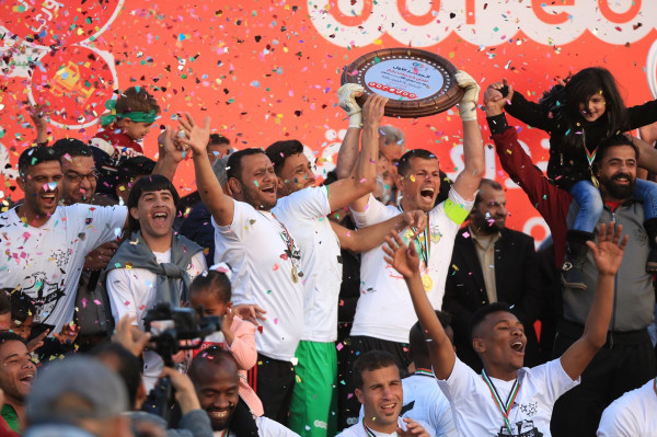 اتحاد كرة القدم وOoredoo يتوجان خدمات رفح يتوج بطلًا لدوري القدس