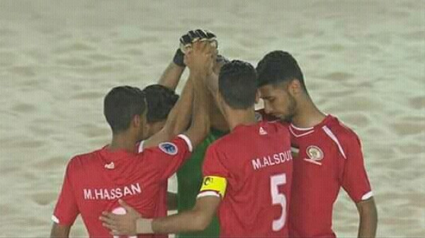 منتخب الكرة الشاطئية يهزم لبنان ويصعد للدور نصف النهائي