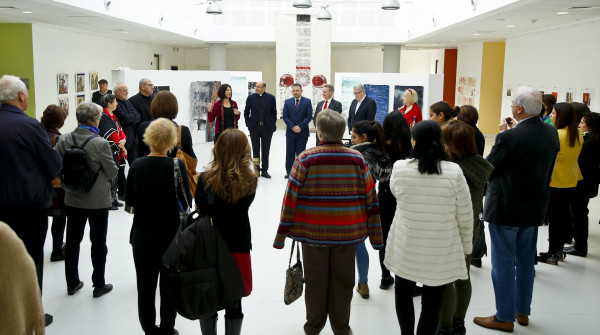 افتتاح معرض فني بعنوان "فن من اجل السلام: جسر بين فيينا وبيت لحم"