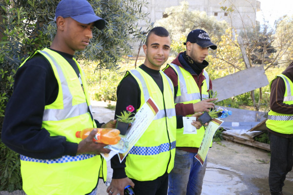 تكريم بلدية قلقيلية تقديراً للجهودها في الحفاظ على نظافة المدينة