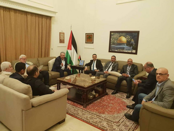 الاتحاد العام للمعلمين الفلسطينيين يلتقي سفير دولة فلسطين في لبنان