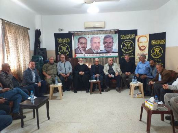 اجتماع للقيادة السياسية الفلسطينية الموحدة بمنطقة صيدا يؤكد على امن واستقرار المخيم