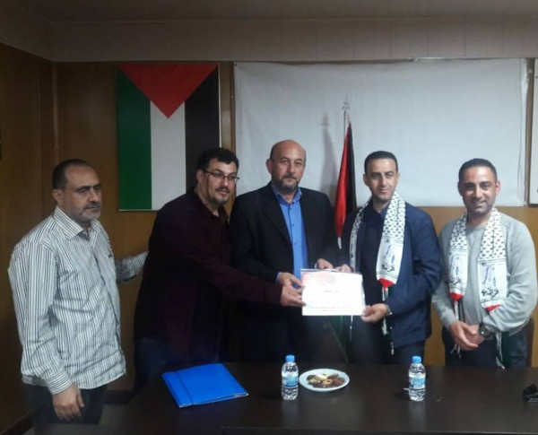 التجمع الديمقراطي للعاملين في (أونروا) يلتقي الاتحاد العام للمعلمين الفلسطينيين