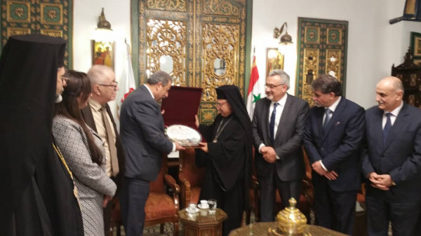 "اللجنة الرئاسية العليا لشؤون الكنائس" تلتقي نائب وزير الخارجية السوري