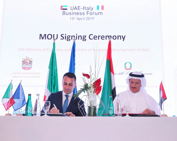 ملتقى الأعمال الإماراتي الإيطالي يناقش فرص الشراكة بالطاقة المتجددة والتكنولوجيا والبنية التحتية