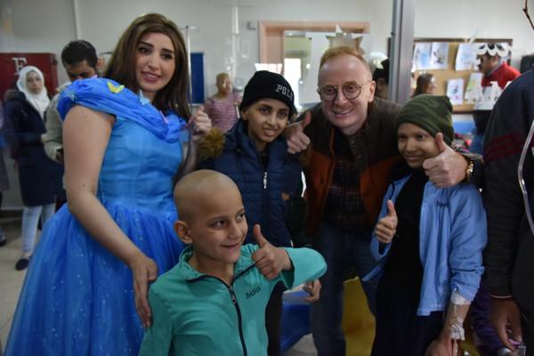 مصطفى الخاني يحقق أحلام أطفال السرطان