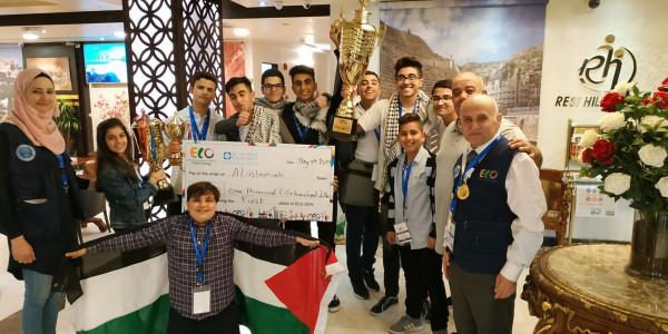 فلسطين تحصد المراكز الأولى في أولمبياد اللغة الإنجليزية على المستوى العربي