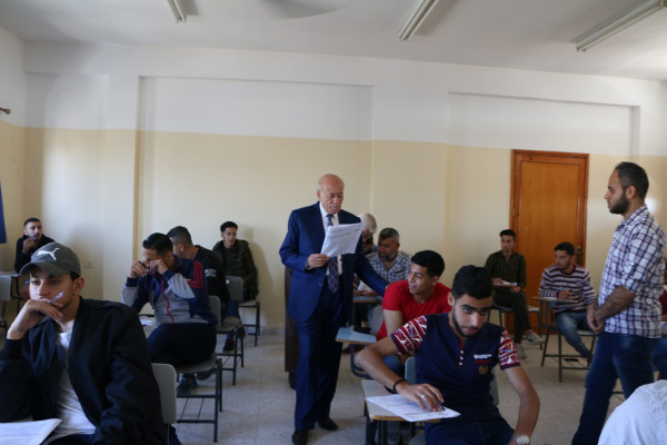 بدء الامتحانات النهائية للفصل الدراسي الثاني في جامعة غزة