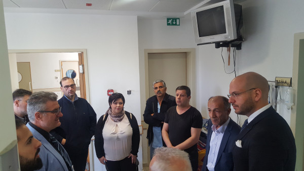 العمل الصحي تستقبل وفداً طبياً إيطالياً في مستشفى الدكتور أحمد المسلماني ببيت ساحور