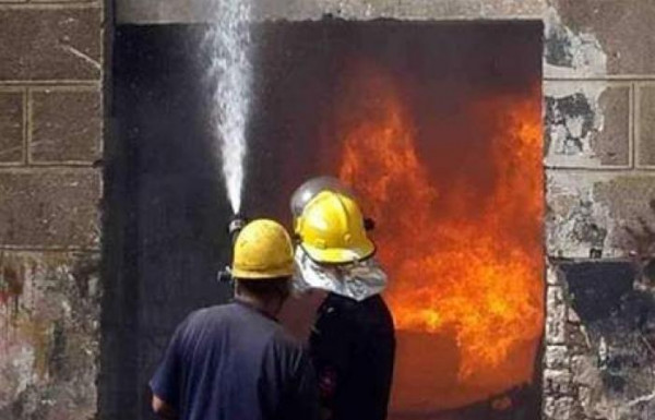 إصابة مواطن بالاختناق إثر حريق بمنزله في مدينة جنين