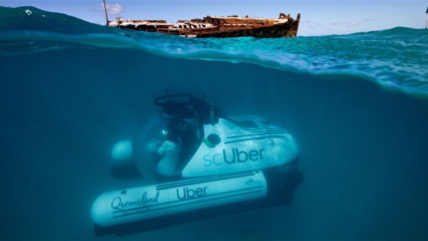 بسعر خيالي.. أوبر تطلق خدمة توصيل الركاب تحت الماء على متن غواصة
