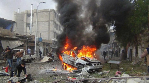 مقتل 14 شخصاً بانفجار سيارة مفخخة وسط مدينة إعزاز شمال سوريا