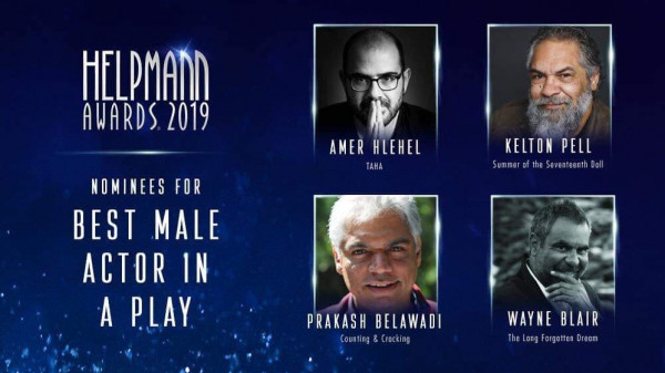 الفنان عامر حليحل مرشح لجائزة أفضل ممثل مسرحيّ في أستراليا