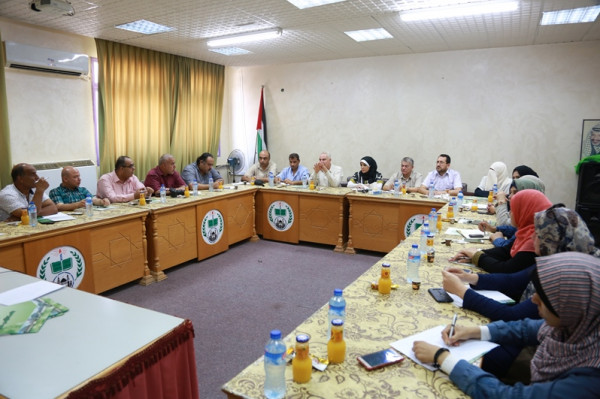الجامعات الفلسطينية تجتمع مع الهيئة الفلسطينية للثقافة والفنون والتراث