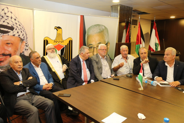 بيان عن اللقاء السياسي والشعبي والنقابي والإقتصادي المنعقد بسفارة فلسطين بلبنان