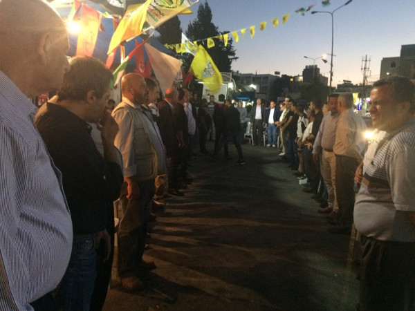 جبهة النضال الشعبي تحتفل بذكرة انطلاقتها في خيمة التضامن مع الاسرى