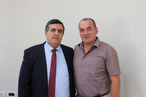 رئيس بلدية بيت لحم يستقبل الخبير الدولي في التراث الثقافي
