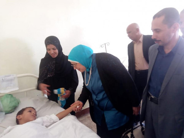 76 عملية جراحية فى قافلة الصحة بأطفيح بحضور وكيل صحة الجيزة