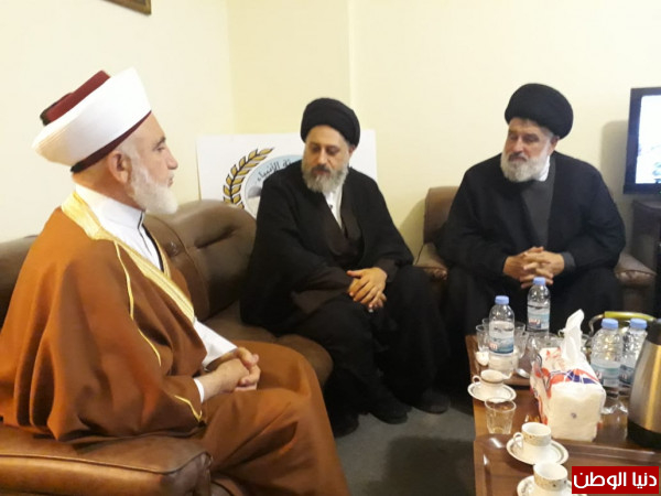 مجلس علماء فلسطين في لبنان يستقبل في مركزه رئيس اللقاء العاملي