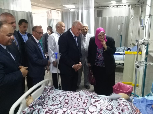 بالصور: محافظ الجيزة ووكيل وزارة الصحة يفتتحان التوسعات الجديدة بمستشفى التحرير العام