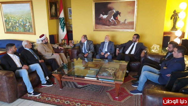 القطان زار الرئيس لحود في اليرزة