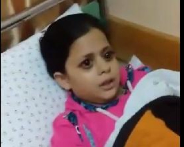 "أسماء".. طفلة كفيفة قد تنفجر عينها في أي لحظة تُناشد الرئيس إنقاذها
