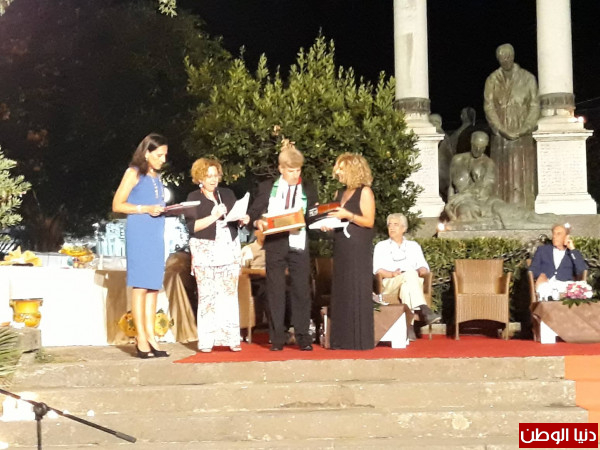 الشاعر الفلسطيني (سليمان دغش) يفوز بجائزة بالمي العالمية للشعر في إيطاليا