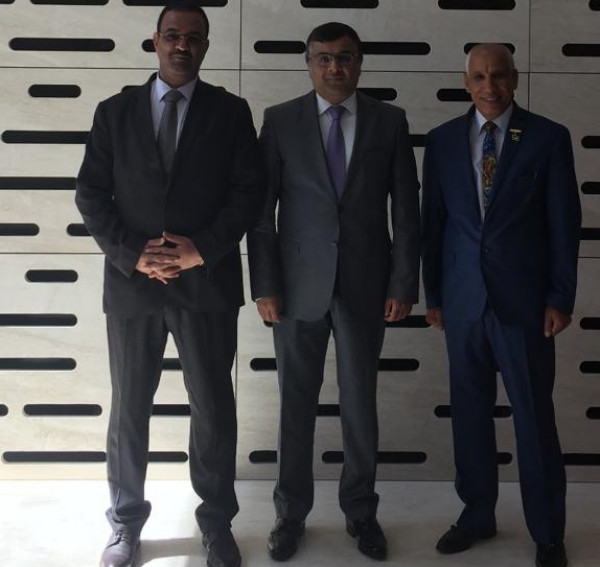 سفير دولة الكويت في رومانيا يستقبل رئيس هيئة مكافحة الفساد الفلسطينية