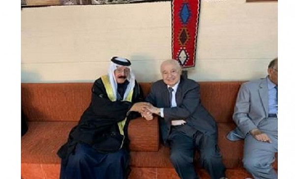 طلال أبوغزالة بضيافة عشيرة المجالي في محافظة الكرك