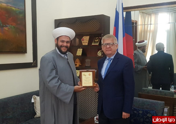 المركز الاسلامي للاعلام والتوجيه يكرم السفير الروسي في لبنان
