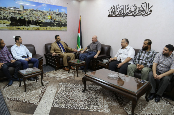 النائب العام بغزة يبحث مع وكيل وزارة النقل والمواصلات القضايا المشتركة