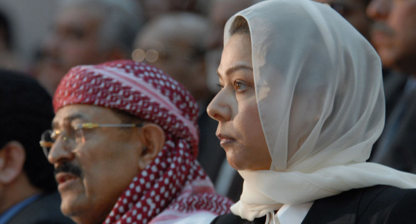 شاهد: رغد صدام حسين تنشر فيديو نادراً لوالدتها مع سوزان مبارك