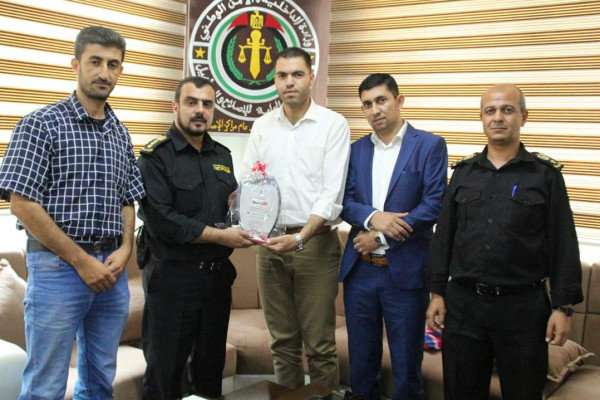 حماية ينظم زيارة لمدير عام مراكز الإصلاح والتأهيل في قطاع غزة
