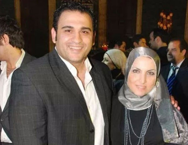 زوجة أكرم حسني تتخلى عن حجابها في أحدث ظهور لها