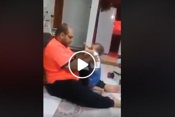 فيديو قاسٍ لأب يُعنف رضيعته.. وغضب رواد التواصل يدفعه للخروج باعترافات مثيرة