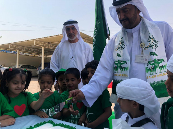 محليات الطب الوقائي بالذيد يحتفل باليوم الوطني السعودي