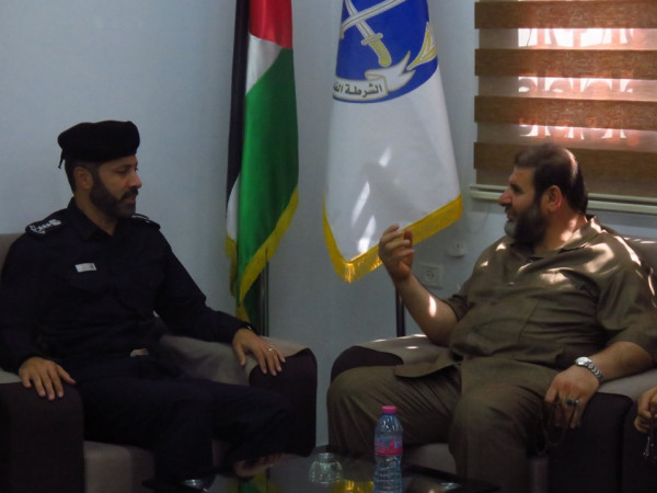 المقاومة الشعبية في زيارة مدير عام الشرطة الفلسطينية ومدير الأمن الخاص بالشرطة