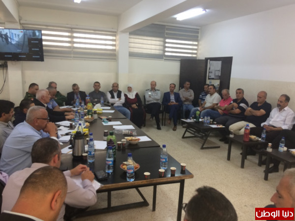 قوى ومؤسسات "مخيم الدهيشة"تبحث قضايا المخيم مع محافظ بيت لحم واللجنة الأمنية