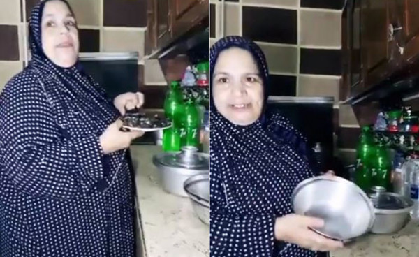 مصرية تطبخ ملوخية في حلة قديمة وتتعرض لإنتقادات.. وردها يثير الإعجاب