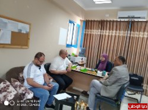 اللجنة الشعبية للاجئين تلتقي امين سر حركة فتح في قلقيلية