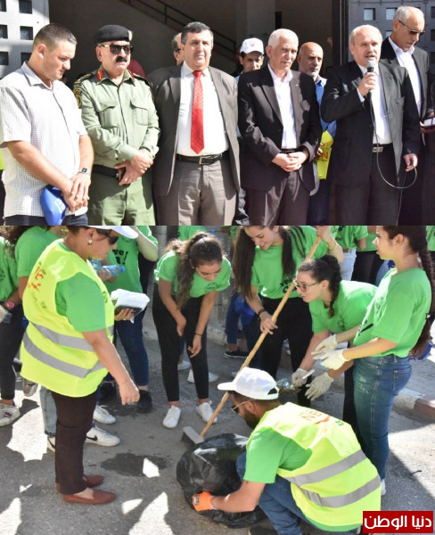 حملة اليوم العالمي للنظافة في محافظة بيت لحم تنطلق من ساحة المهد