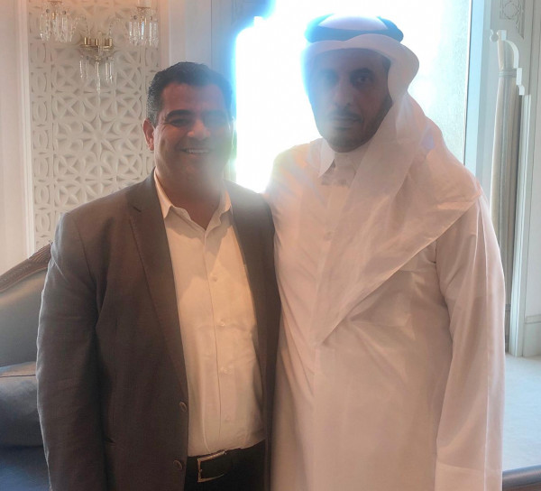 عبد السلام هنية يلتقي رئيس الوزراء القطري