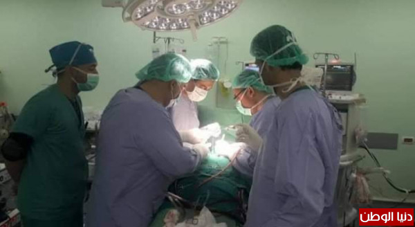 الوفد الطبي المصري يُباشر مهامه في المستشفى الأوروبي