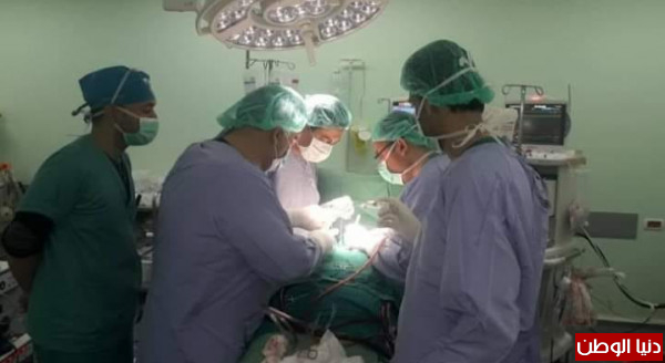 الوفد الطبي المصري يُواصل إجراء العمليات المعقدة للمرضى والمصابين بمستشفى الأوروبي