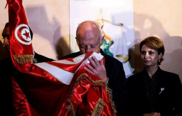 رأفت يهنئ الرئيس التونسي قيس سعيد