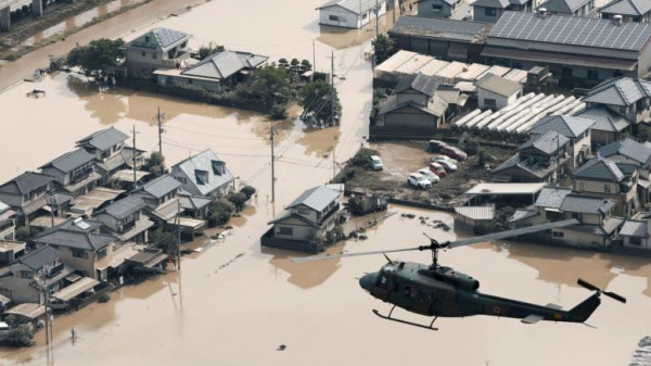 مصرع 10 أشخاص جراء الأمطار الموسمية في اليابان