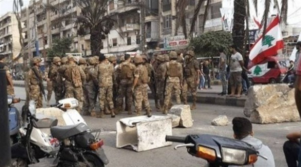 توضيح من الجيش اللبناني بشأن حادثة إطلاق نار على متظاهرين في "البداوي"