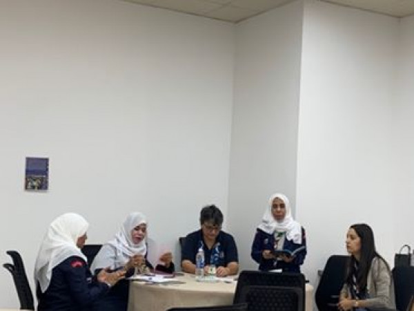 زين عسقلان تمثل فلسطين في اجتماع فريق عمل أهداف التنمية المستدامة بمسقط