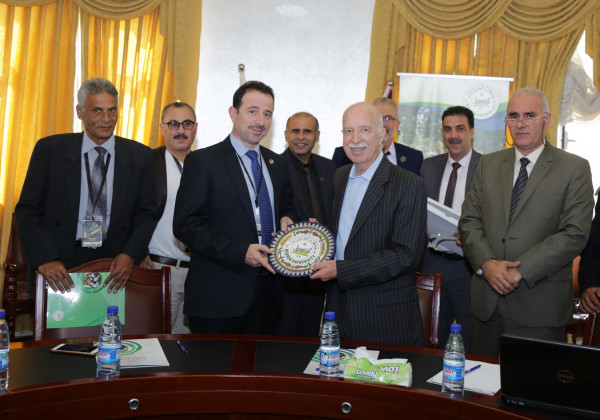 الجعبري يستقبل هيئة التدريب العسكري