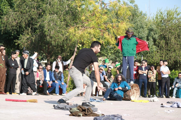 الحراك الشعبي بين لبنان والعراق في المسرح الوطني اللبناني